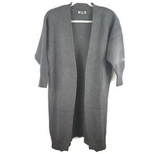 𝅺HOLA Sara Grey Cardigan Duster Sweater NWOT Size M